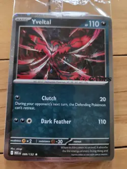 Sealed Yveltal 088/132 Reverse Holo Mega Evolution Pokemon EB GAMES PROMO EN - Image 3