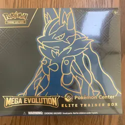 FACTORY SEALED 2025 Pokemon Center Mega Evolution ETBs Lucario And Gardevoir - Image 3