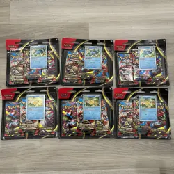 Pokemon TCG Mega Evolution 6 Three Booster Blister Pack Psyduck Promo New Sealed - Image 1