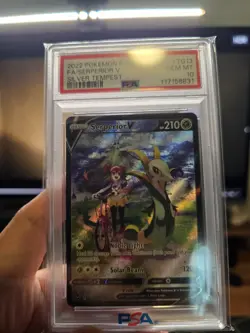 Pokemon 2022 Serperior V TG13/TG30 Full Art Silver Tempest GEM MINT PSA 10 - Image 2