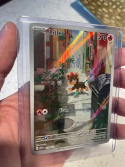 2025 Litleo 139/132 Illustration Rare Pokemon Mega Evolutions #139 Pack Fresh - Image 1