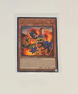 3x Yu-Gi-Oh! Jurrac Megalo #BLMM-EN016 1st Edition Ultra Rare (NM) - Image 2