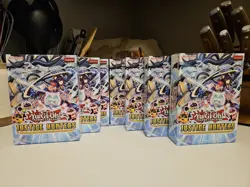 Yu-Gi-Oh! TCG Justice Hunters Mini Booster Box Lot Of 7!! 28 Total Packs! Sealed - Image 1