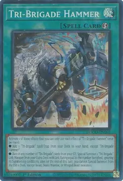 Near Mint, English Yu Gi Oh Tri-Brigade Hammer - DOOD-EN068 - Super Rare - 1st E - Image 1