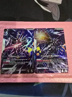 Freedom Justice LR+ COMBO GD01 Connecting ART Gundam Card Game - Image 1