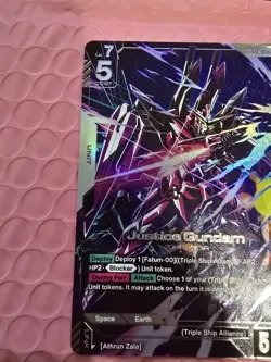 Freedom Justice LR+ COMBO GD01 Connecting ART Gundam Card Game - Image 2