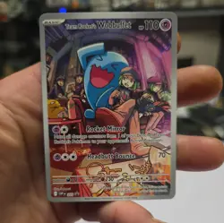 team rockets wobbuffet #203 blackstar promo destined rivals pokemon card - Image 1