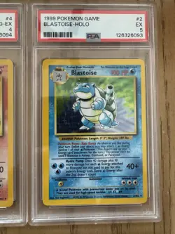 Charizard, Blastoise, Venusaur-Holos-Base set- PSA 3 Card Lot - Image 4