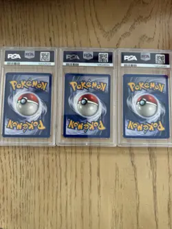 Charizard, Blastoise, Venusaur-Holos-Base set- PSA 3 Card Lot - Image 5