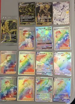 Massive Pokemon Card Collection Lot Rainbows Full Art Ex Gx V Holo and more 😃 - Image 1