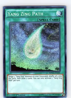 Yu-Gi-Oh TCG Yang Zing Path MP15-EN105 1st Edition Secret Rare Card NM - Image 1