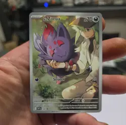 Black Star #189 Promo Card N's Zorua SVP 189 NM pokemon card - Image 1