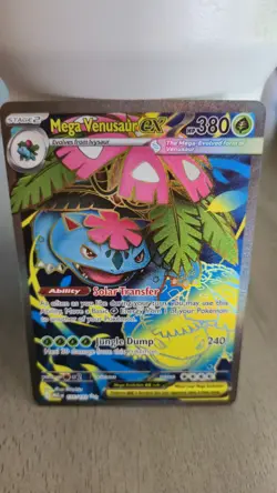 Mega Venusaur EX 155/132 Mega Evolution ENGLISH Pokemon TCG Card - Image 1