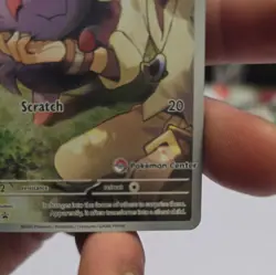 Pokemon Center Stamped Black Star Promo Card N's Zorua SVP 189 NM Art Rare - Image 3