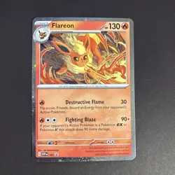 Flareon - 167 (Cosmos Holo) 167 Sv: Scarlet & Violet Promo Cards Holo - Image 1