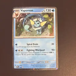 Vaporeon - 168 (Cosmos Holo) 168 Sv: Scarlet & Violet Promo Cards Holo - Image 1