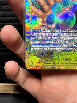 OP12-110 Bartholomew Kuma SEC One Piece Card Game TCG CCG English - Image 4