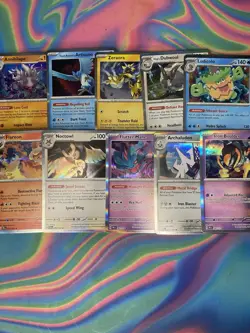 Lot of 10 Assorted Pokemon TCG Holos Cards - Image 1