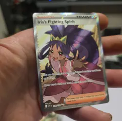 Iris's fighting spirit trainer 180/159 journey together NM pokemon card - Image 2