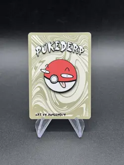 Pokederp Halloween X-ray Dafish Holo Magikarp 19/36 Custom Derpy Card - Image 2