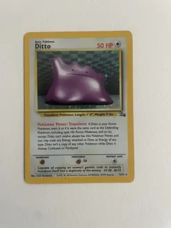 Ditto 3/62 | Base Set Fossil | Holo Pokemon Card - Image 4