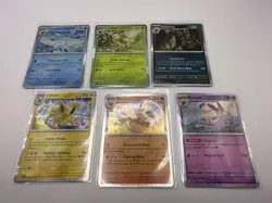 Pokemon Eeveelution 6-Card Lot - Holo Promos (PRE 2025) - Image 1