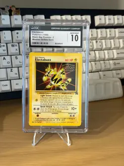 CGC 10 GEM MINT Electabuzz # 2 WB Movie WOTC Black Star PROMO Pokemon Card - Image 1