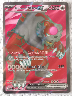 Pokemon TCG Bloodmoon Ursaluna 202/167 Twilight Masquerade Ultra Rare Card N/M - Image 2