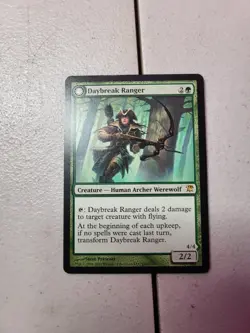 MTG Daybreak Ranger/Nightfall Predator Innistrad Regular Rare LP Free Shipping - Image 2