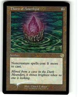 Thorn of Amethyst The Brothers' War: Retro Frame Artifacts Regular FOIL NM MTG - Image 1