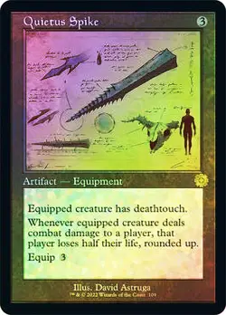 MTG FOIL Quietus Spike 109 Retro Frame - The Brothers' War Retro Artifacts #109 - Image 1