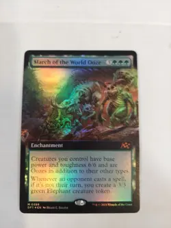 March of the World Ooze (Extended Art) Aetherdrift Foil - Image 1