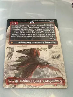 Dragonhawk, Fate's Tempest - #291 Regular (Borderless) Bloomburrow - Mtg - Image 3