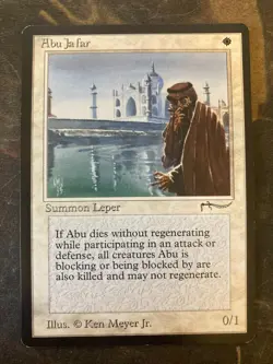 *** ARABIAN NIGHTS Abu Ja'far *** NM-Mint Beauty! - DUTY FREE - MtG Magic - Image 1