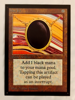 Mox Jet Collector's Edition 1993 MTG Magic The Gathering Near Mint NM - Image 1