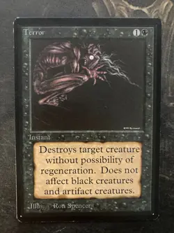 *** BETA Terror *** EX-NM Clean! - DUTY FREE - MtG Magic - Image 1