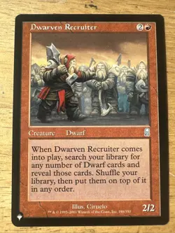 MTG - Dwarven Recruiter - NM - The List - Mystery Booster 2 - Image 1