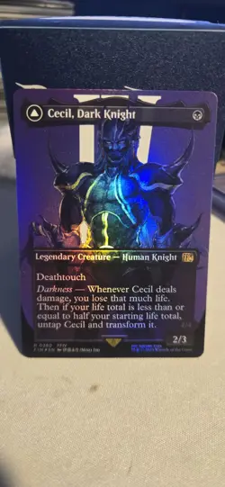 Cecil, Dark Knight (Borderless) Final Fantasy Foil - Image 1