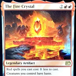 The Fire Crystal - Reg - MTG - Final Fantasy - FIN - 0135 - RARE ~ NM - Image 1