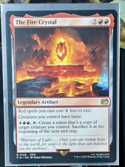 The Fire Crystal - Reg - MTG - Final Fantasy - FIN - 0135 - RARE ~ NM - Image 2