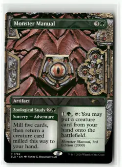 Monster Manual - D&D Secret Lair MTG NM - Image 1