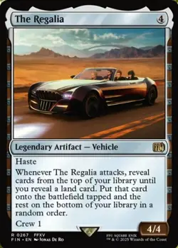x1 The Regalia R MTG Final Fantasy M/NM, English - Image 1
