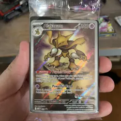 Pokemon Center Stamped Alakazam 009 Pokemon Mega Evolutions - ETB Promo - Image 1