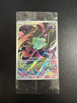 Pokemon SEALED Bulbasaur 133/132 Pokemon TCG Mega Evolution Stamped Promo - Image 1