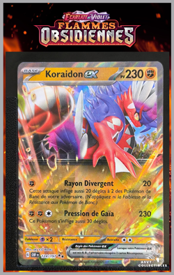 Carte Pokemon Koraidon EX 124/197 EV3:Ecarlate Violet Flammes Obsidiennes OBF - Image 1