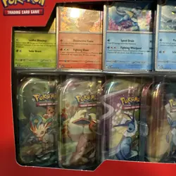 2025 Pokemon TCG: Prismatic Evolutions Mini Tin Exclusive Costco Bundle 8-Pack - Image 4