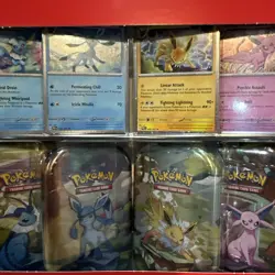 2025 Pokemon TCG: Prismatic Evolutions Mini Tin Exclusive Costco Bundle 8-Pack - Image 5