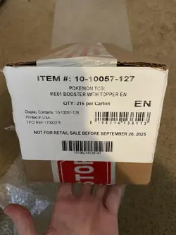 SEALED CASE 6x Booster Box Enhanced Mega Evolution ME01 Pokemon TCG - Image 1