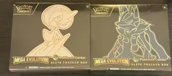 Pokemon Center Mega Evolution Gardevoir & Lucario ETB Elite Trainer Box Set of 2 - Image 1