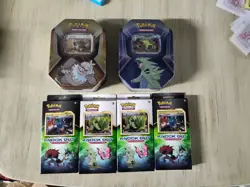 Pokemon Lot (2 Triple Whammy Tins, 4 Knockout Packs) (please Read Description) - Image 1